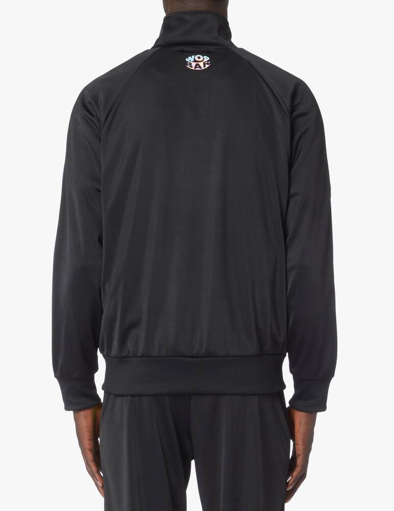 rinascente Barrow Rainbow striped track top - black