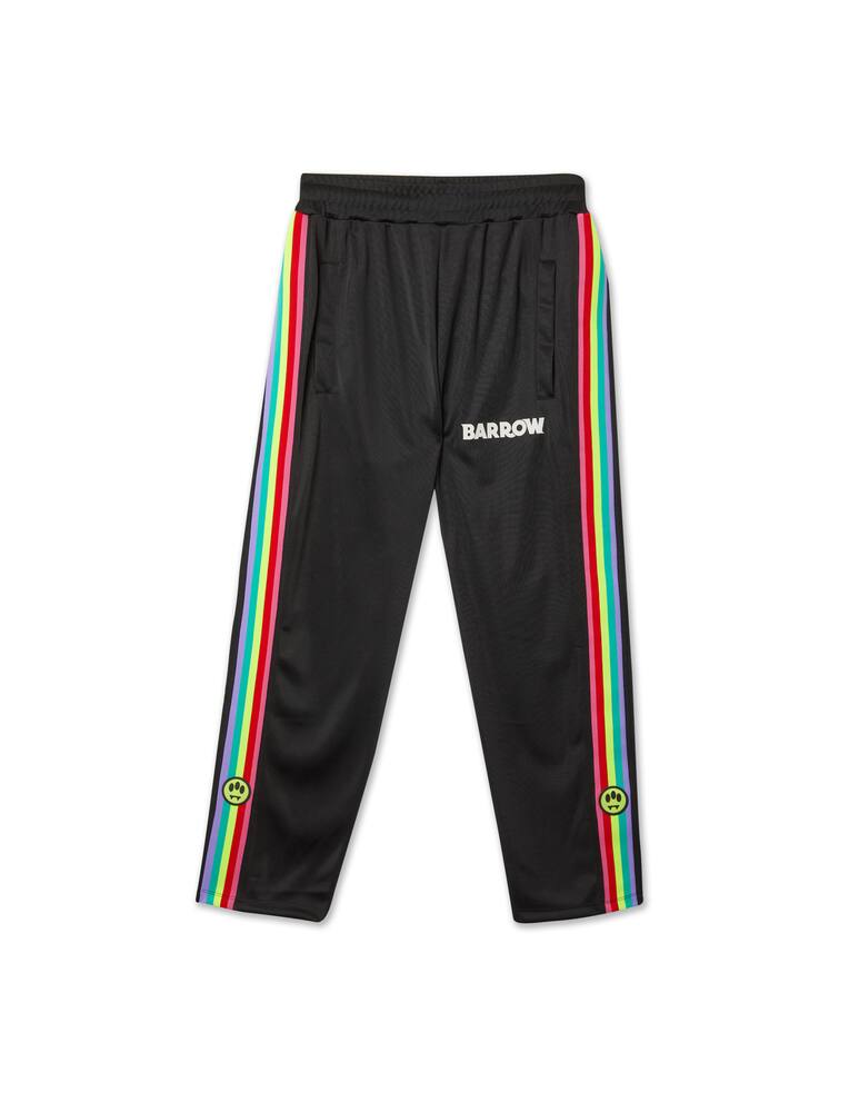 rinascente Barrow Pantalone a righe triacetato rainbow - nero