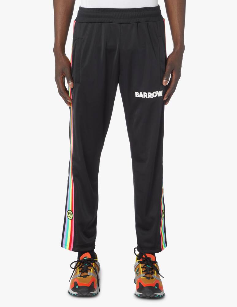 rinascente Barrow Pantalone a righe triacetato rainbow - nero
