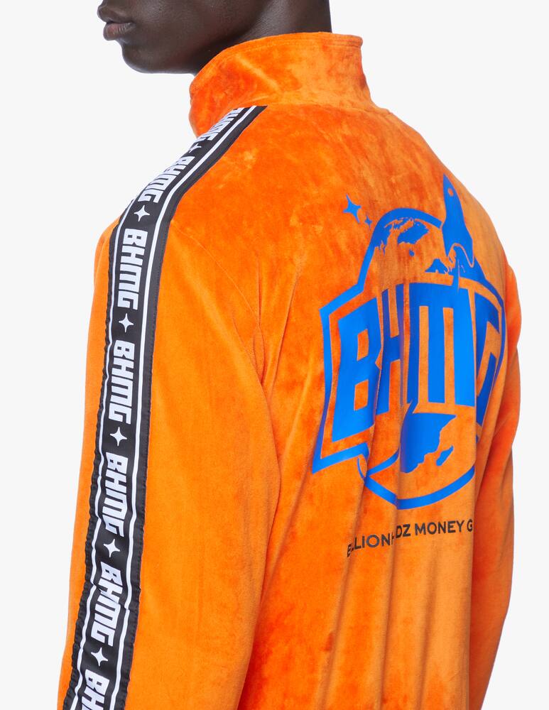 rinascente BHMG Side band fzip chenille sweatshirt