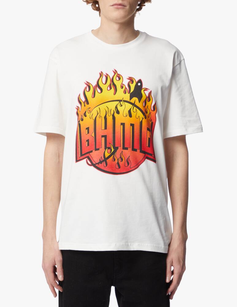 BHMG Maglietta girocollo logo bhmg fuoco - immagine 3 BHMG Maglietta girocollo logo bhmg fuoco - immagine 3