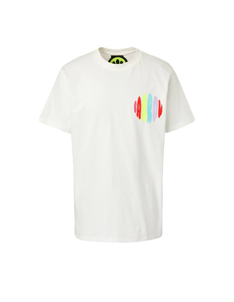 rinascente Barrow Maglietta smile rainbow - bianco