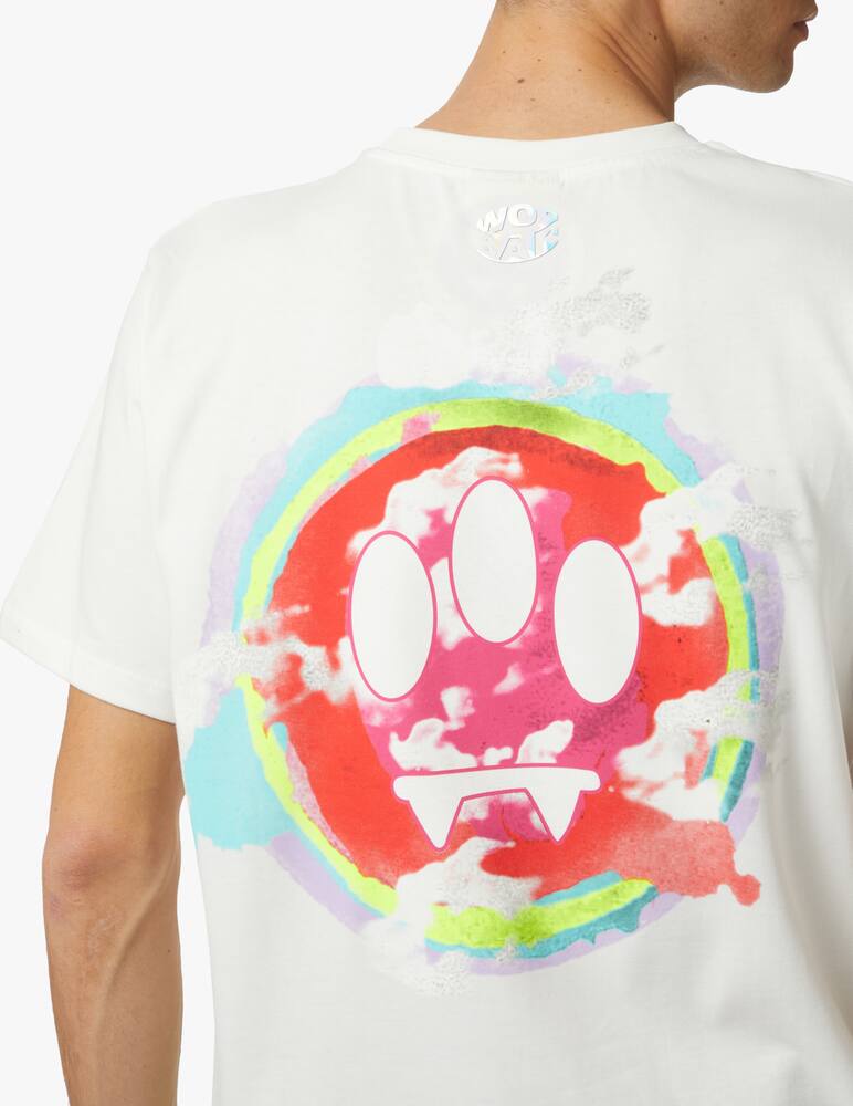 rinascente Barrow Maglietta smile rainbow - bianco