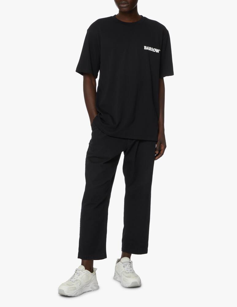 rinascente Barrow Maglietta maxi logo retro - nero