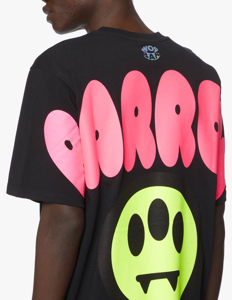 rinascente Barrow Maglietta maxi logo retro - nero