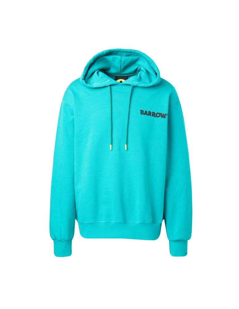 rinascente Barrow Back maxi logo hoodie - green