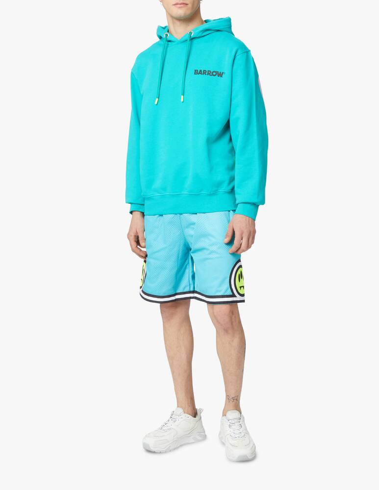 rinascente Barrow Back maxi logo hoodie - green