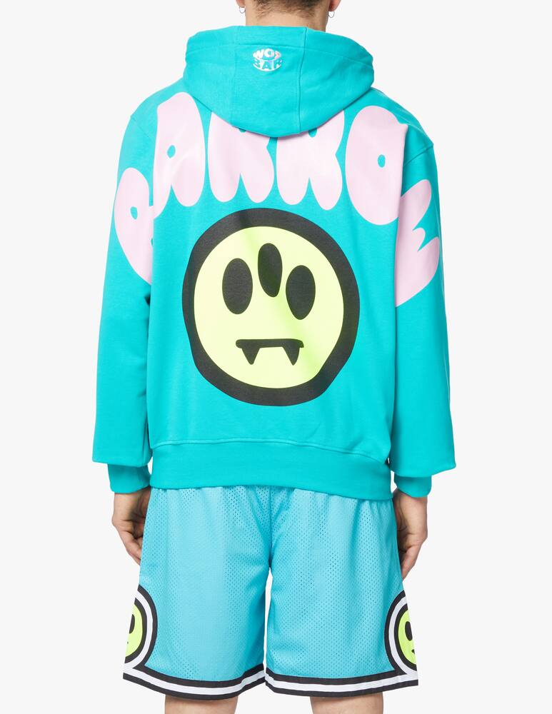 rinascente Barrow Back maxi logo hoodie - green