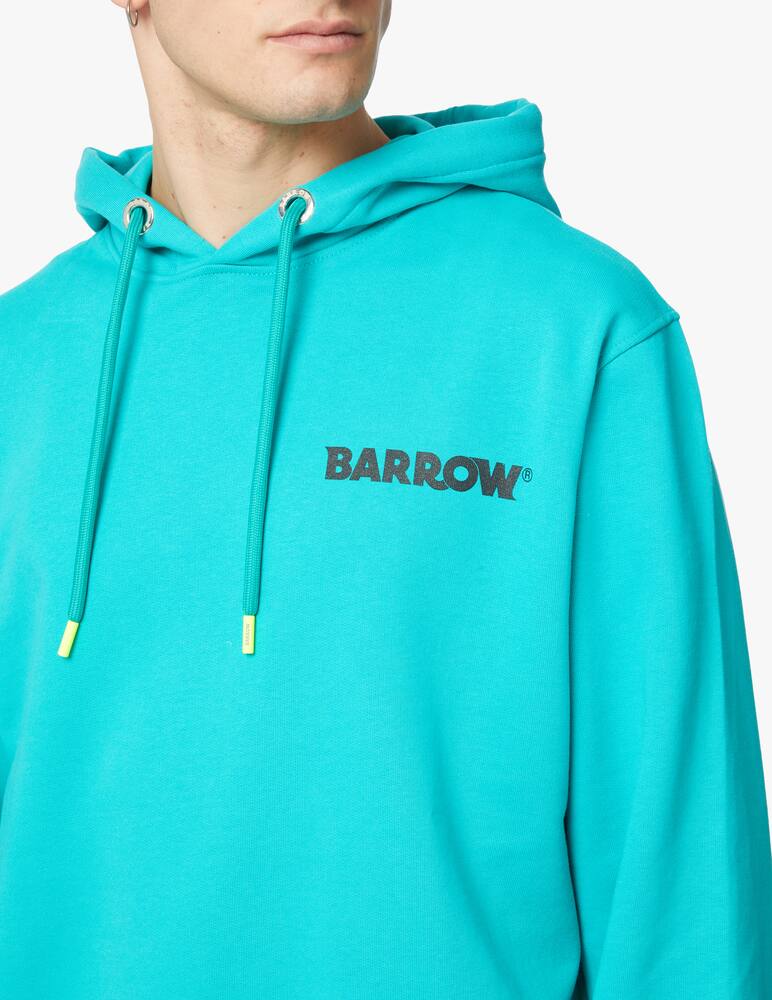 rinascente Barrow Back maxi logo hoodie - green