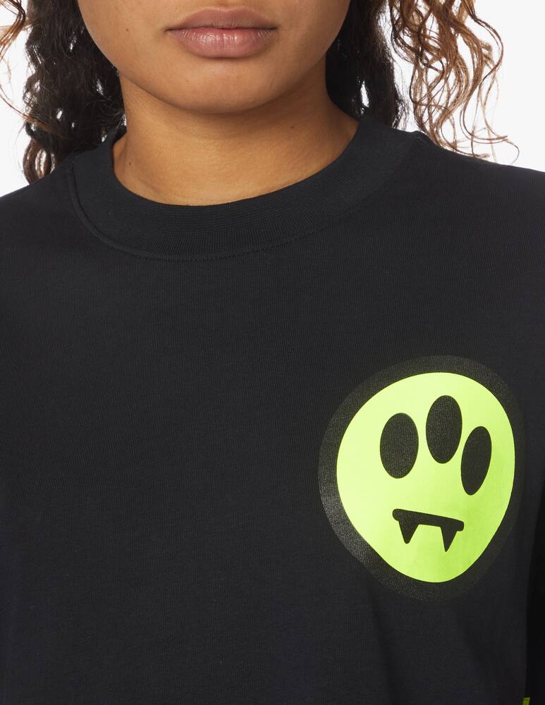 rinascente Barrow Cotton cropped t-shirt - black