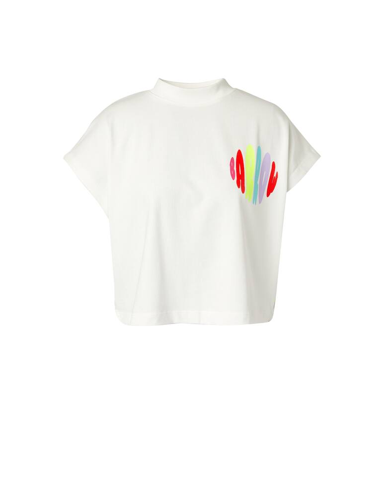 rinascente Barrow T-shirt crop in cotone Nuvole - bianco