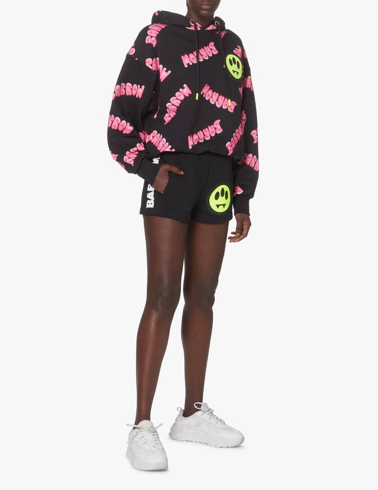 Barrow Bubble cotton hoodie - black - picture 2