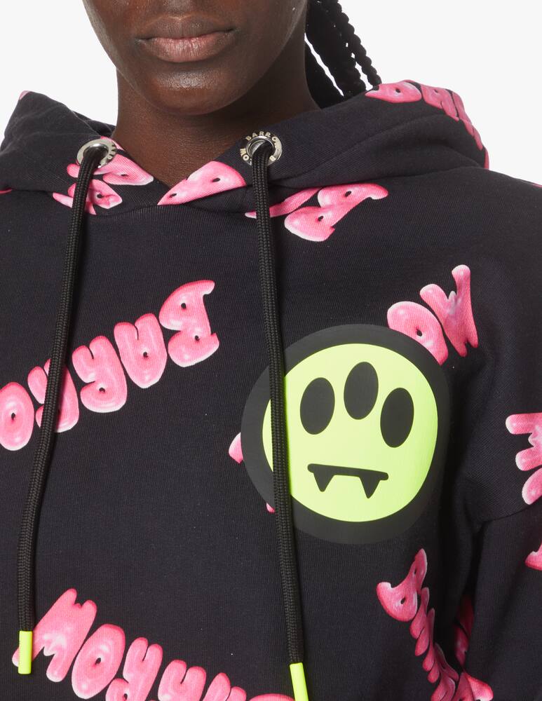 Barrow Bubble cotton hoodie - black - picture 4