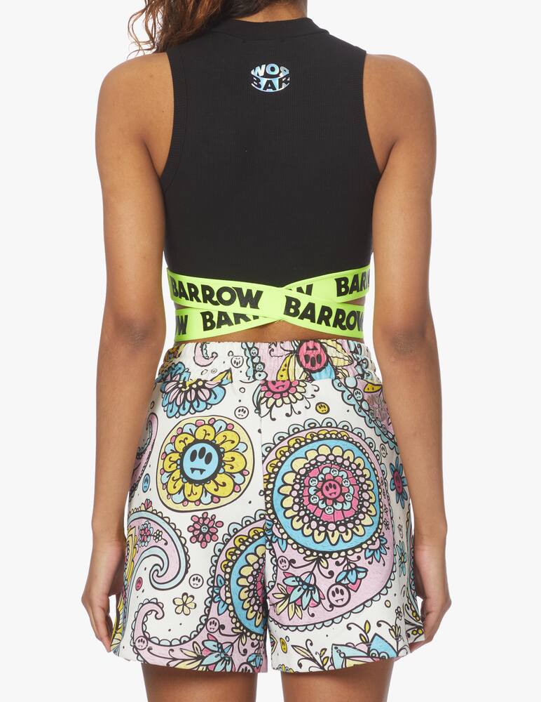 rinascente Barrow Crop top - nero