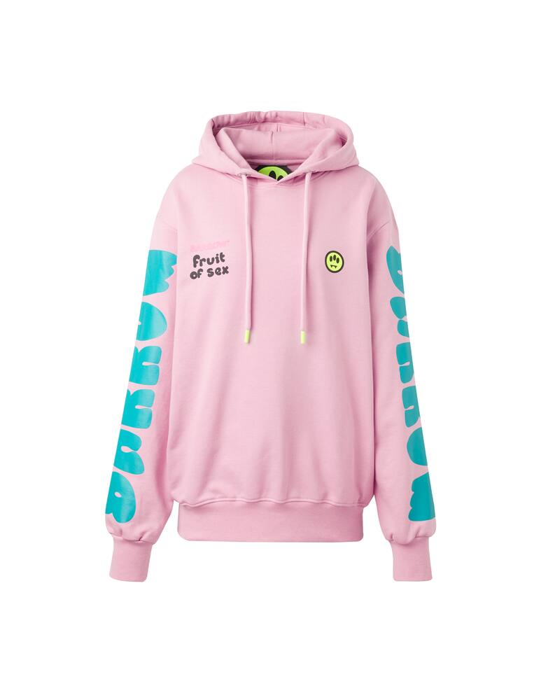 Barrow Cotton hoodie - pink - picture 5 Barrow Cotton hoodie - pink - picture 5