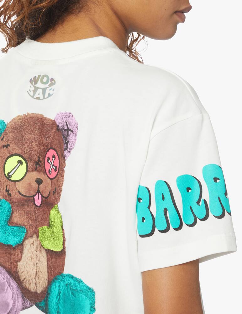 rinascente Barrow Cotton cropped t-shirt - white