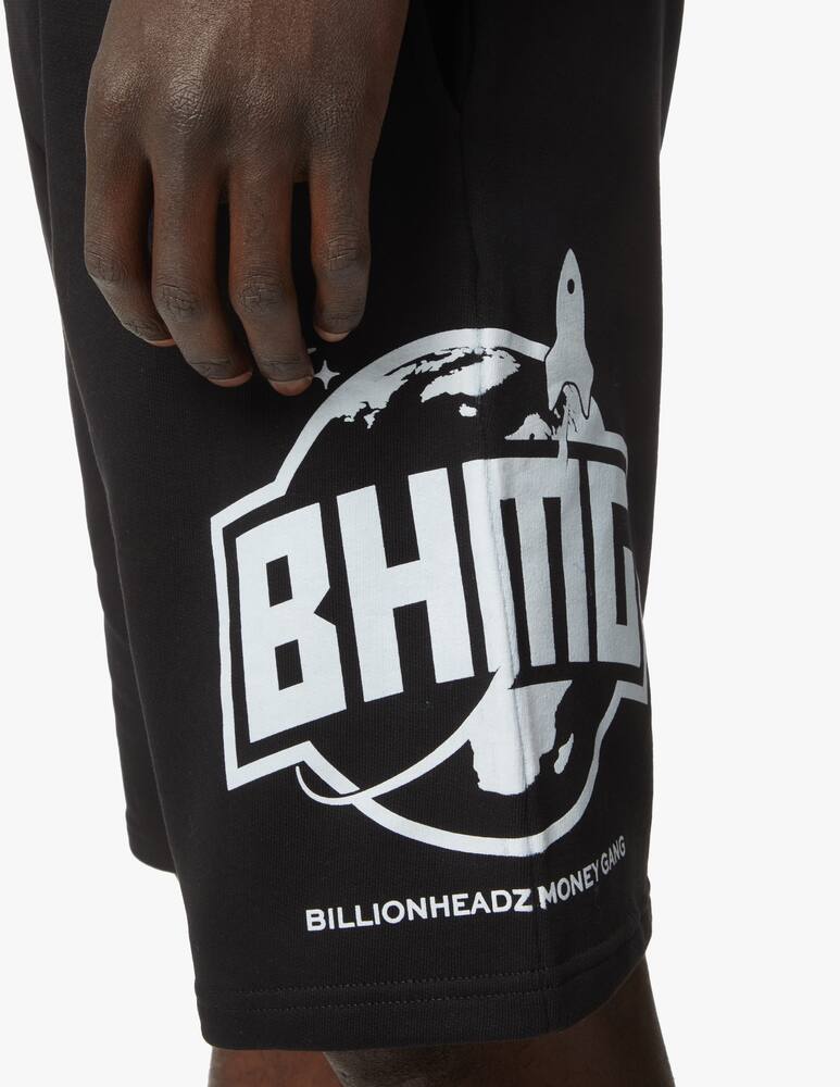 rinascente BHMG Bermuda in felpa logo grande - nero