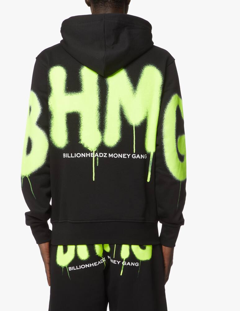 rinascente BHMG Felpa con cappuccio con logo scritta - nero