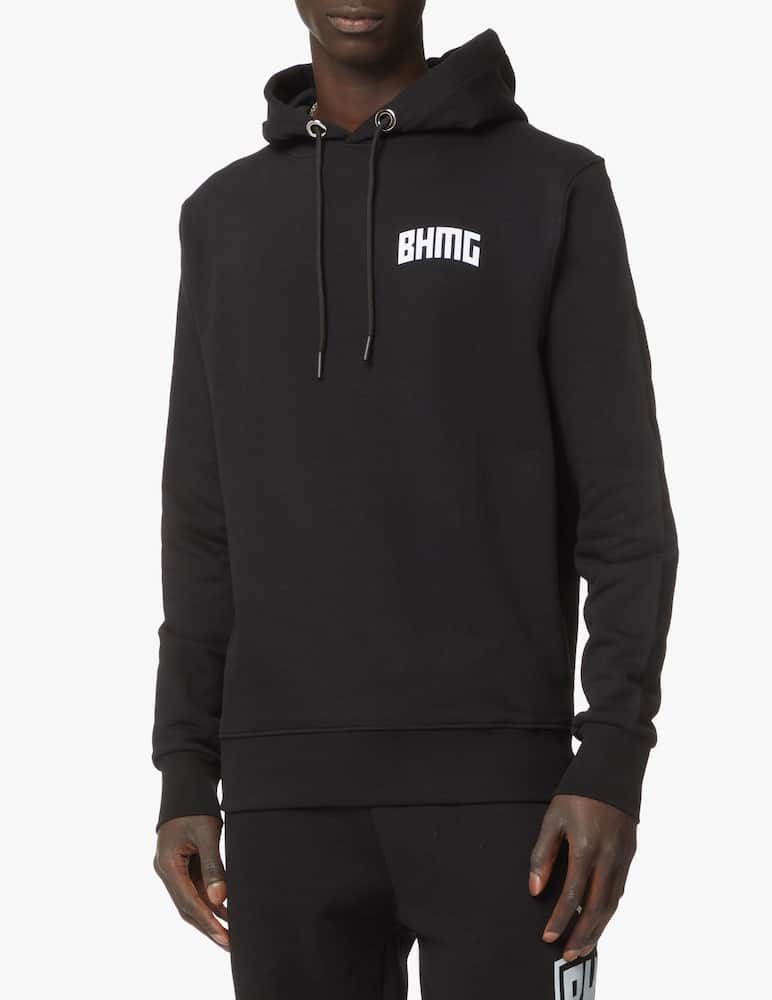 BHMG Planet logo big back hoodie - black - picture 1