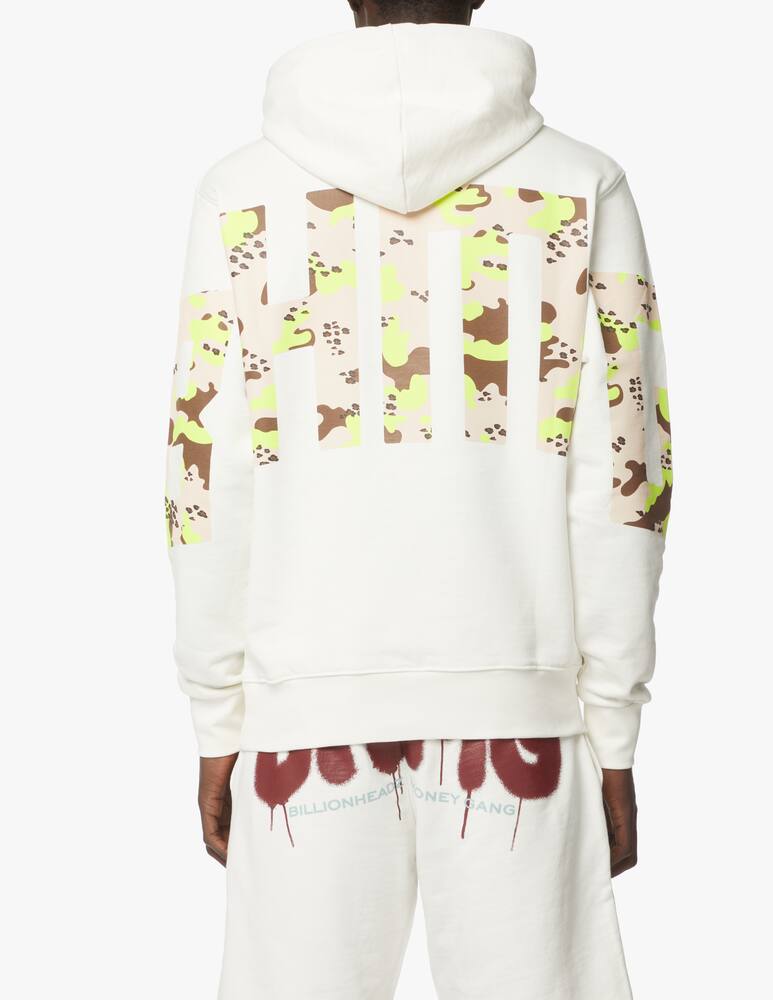 rinascente BHMG Camouflage logo hoodie - white