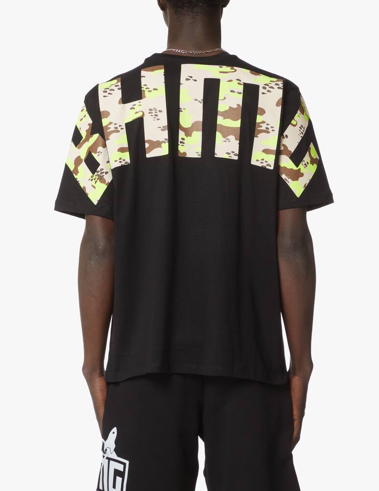 rinascente BHMG Camouflage logo t-shirt - black