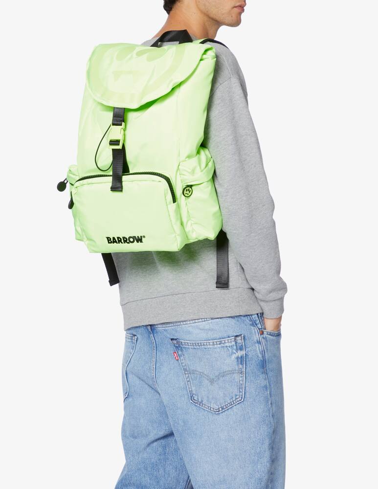 rinascente Barrow Rubber logo nylon backpack - Yellow