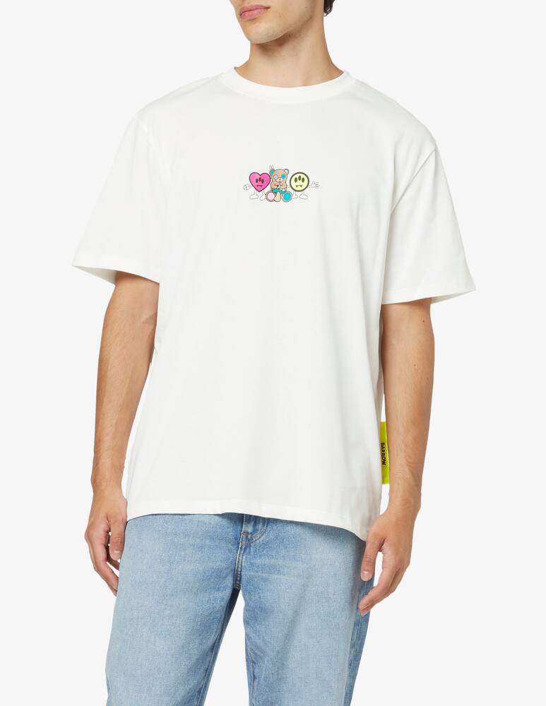 Barrow Lettering back print t-shirt - White - picture 1 Barrow Lettering back print t-shirt - White - picture 1
