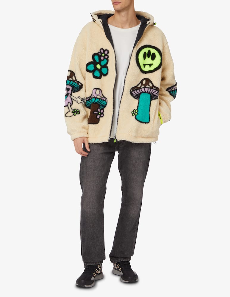 rinascente Barrow Giacca imbottita teddy con cappuccio  - Beige