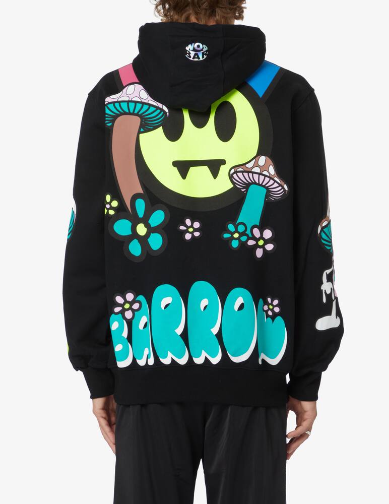 rinascente Barrow Felpa con cappuccio funghi  - Nero