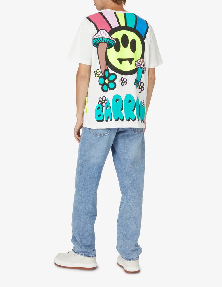 rinascente Barrow Retro raimbow smile t-shirt - White