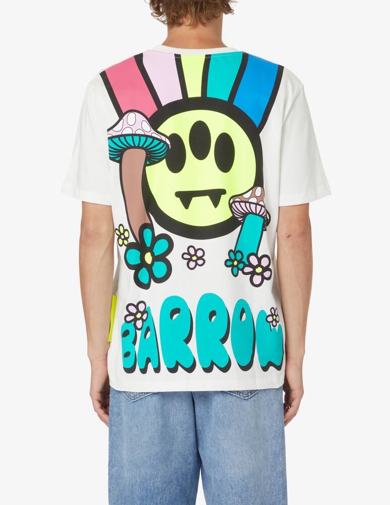 rinascente Barrow Retro raimbow smile t-shirt - White