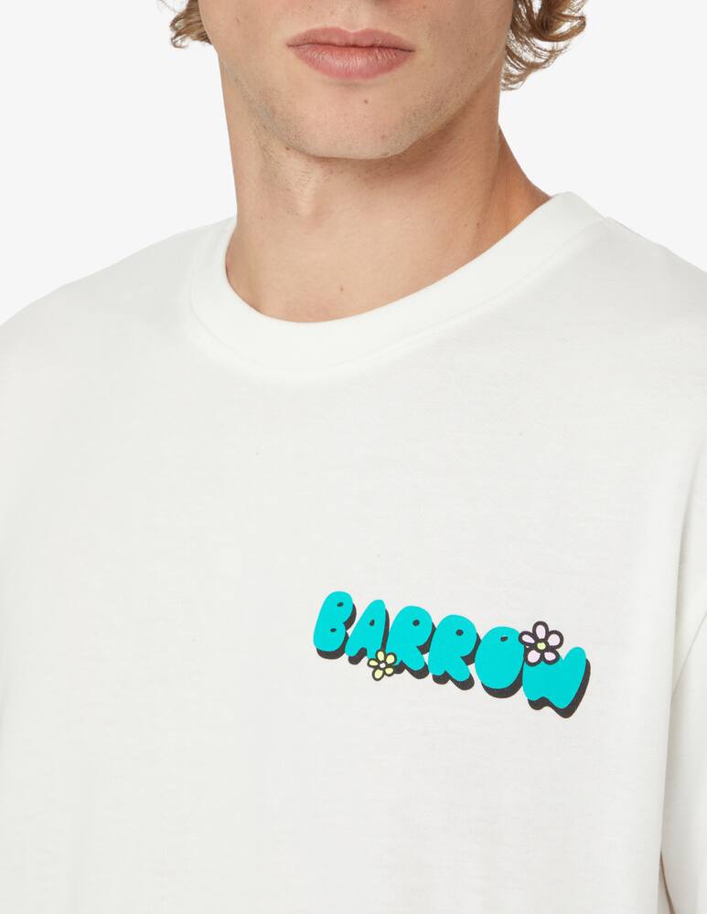 rinascente Barrow Retro raimbow smile t-shirt - White