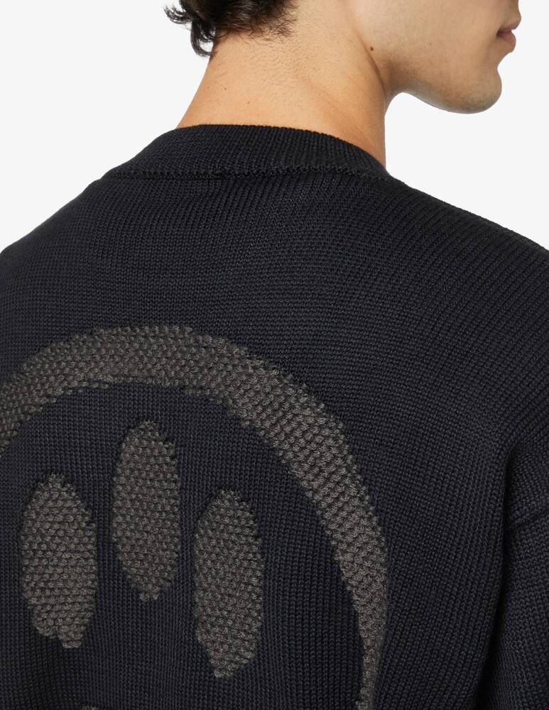 rinascente Barrow Logo back sweater - Black