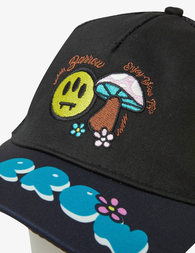 rinascente Barrow Patch trucker cap - Black