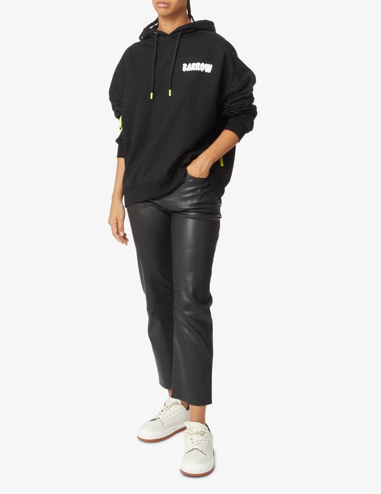 rinascente Barrow Basic cotton hoodie - Black
