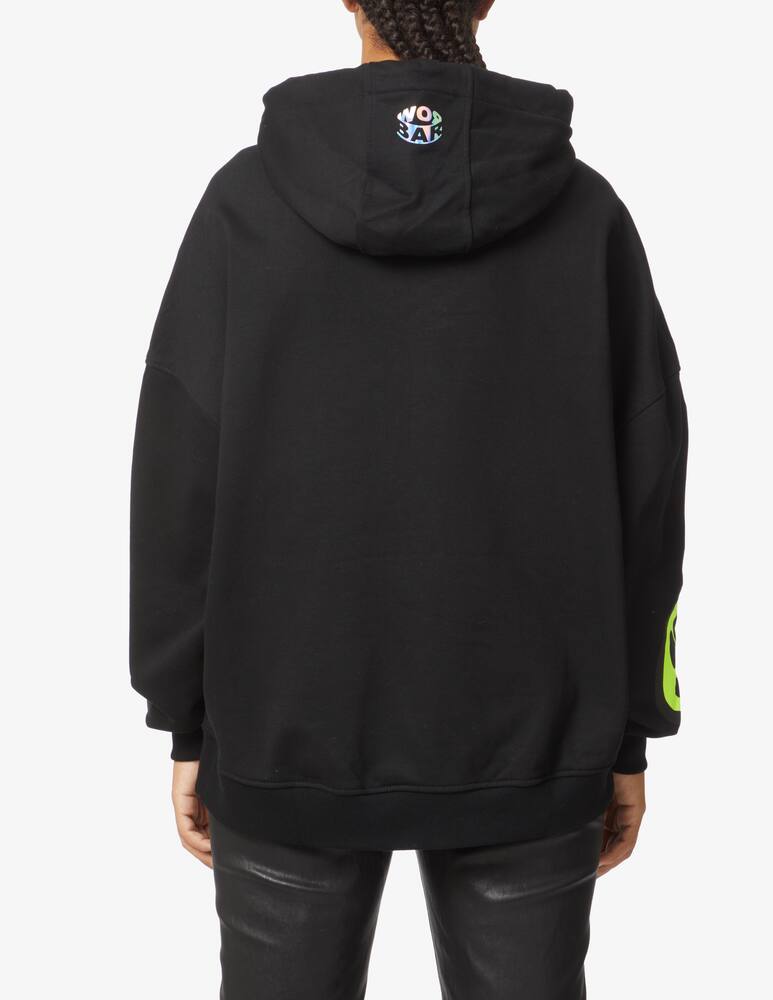 rinascente Barrow Basic cotton hoodie - Black
