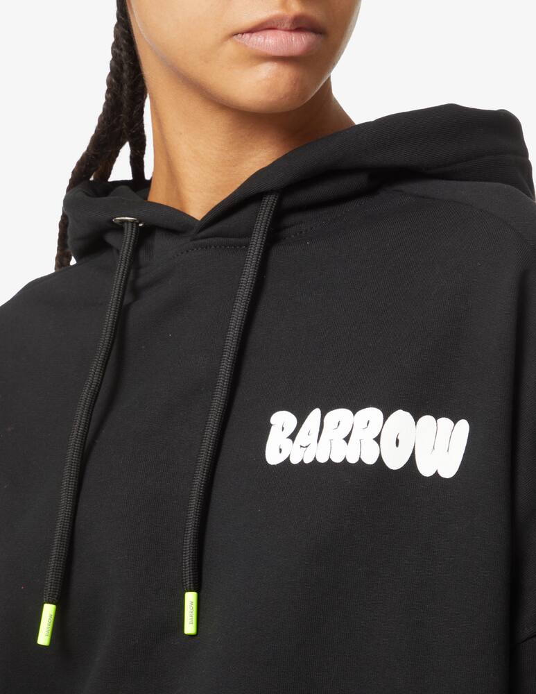 rinascente Barrow Basic cotton hoodie - Black