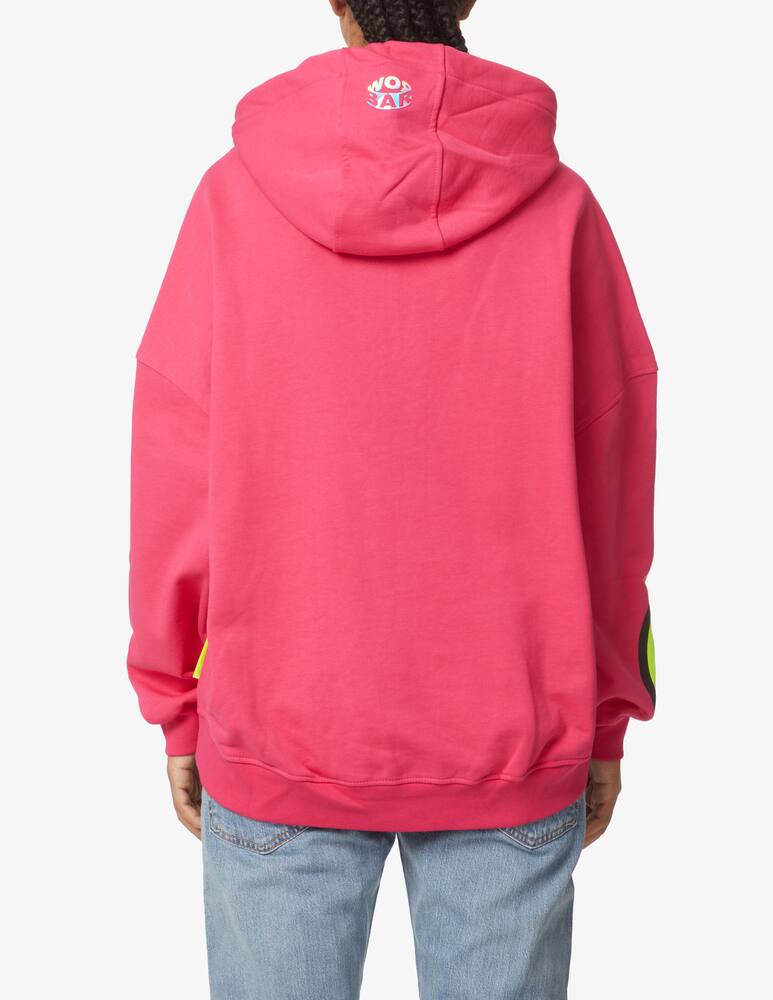 rinascente Barrow Felpa in cotone con cappuccio Basic - Rosa