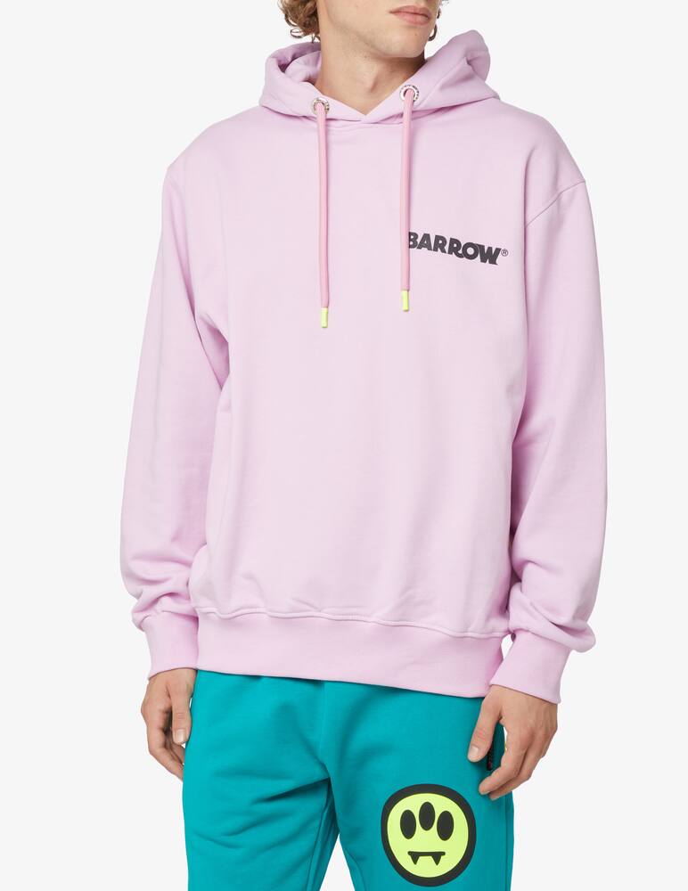 Barrow Smile logo back hoodie - Violet - picture 1 Barrow Smile logo back hoodie - Violet - picture 1