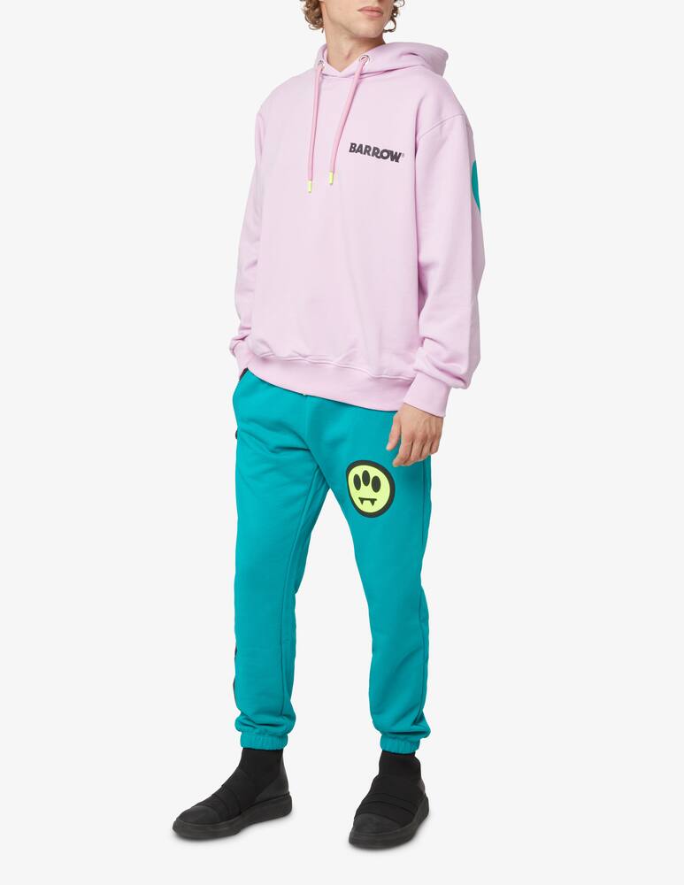 Barrow Smile logo back hoodie - Violet - picture 2 Barrow Smile logo back hoodie - Violet - picture 2