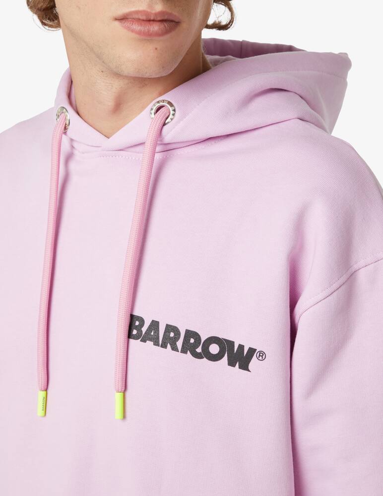 Barrow Smile logo back hoodie - Violet - picture 4 Barrow Smile logo back hoodie - Violet - picture 4