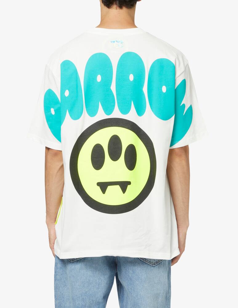 rinascente Barrow Maglietta logo smile sul retro - Bianco