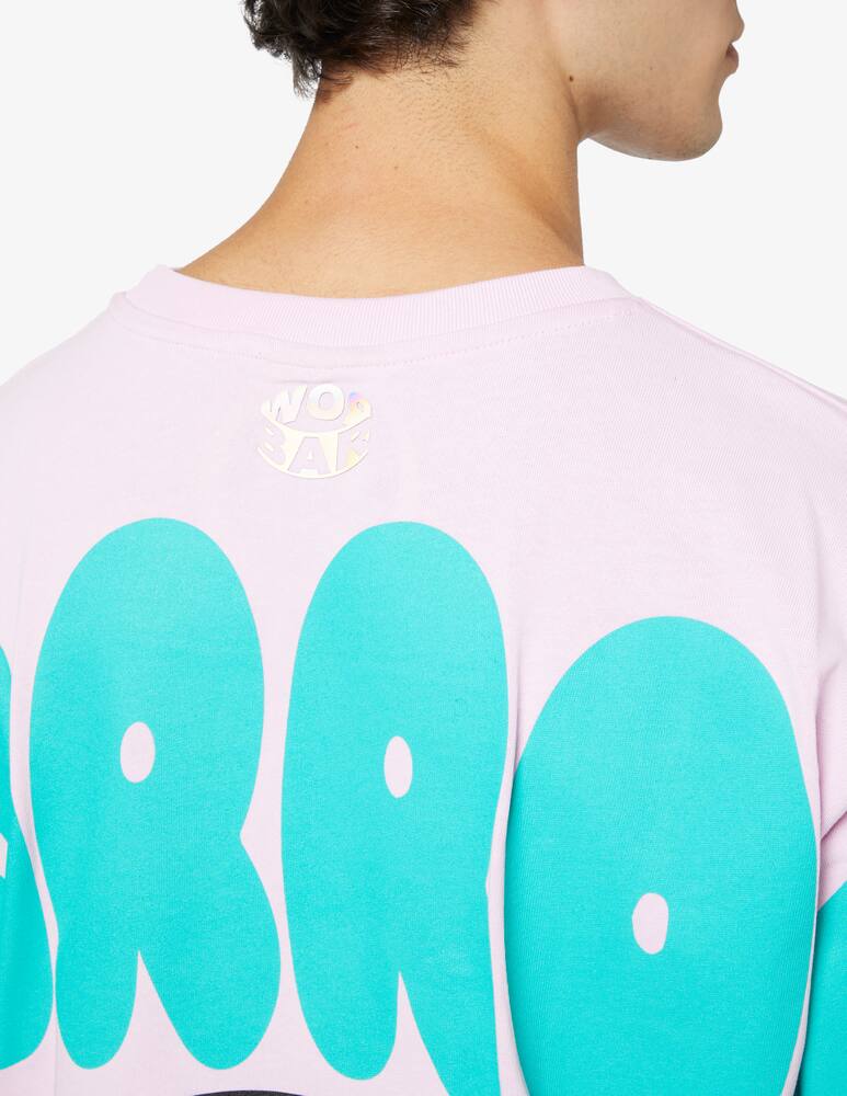 rinascente Barrow Logo smile back t-shirt - Pink