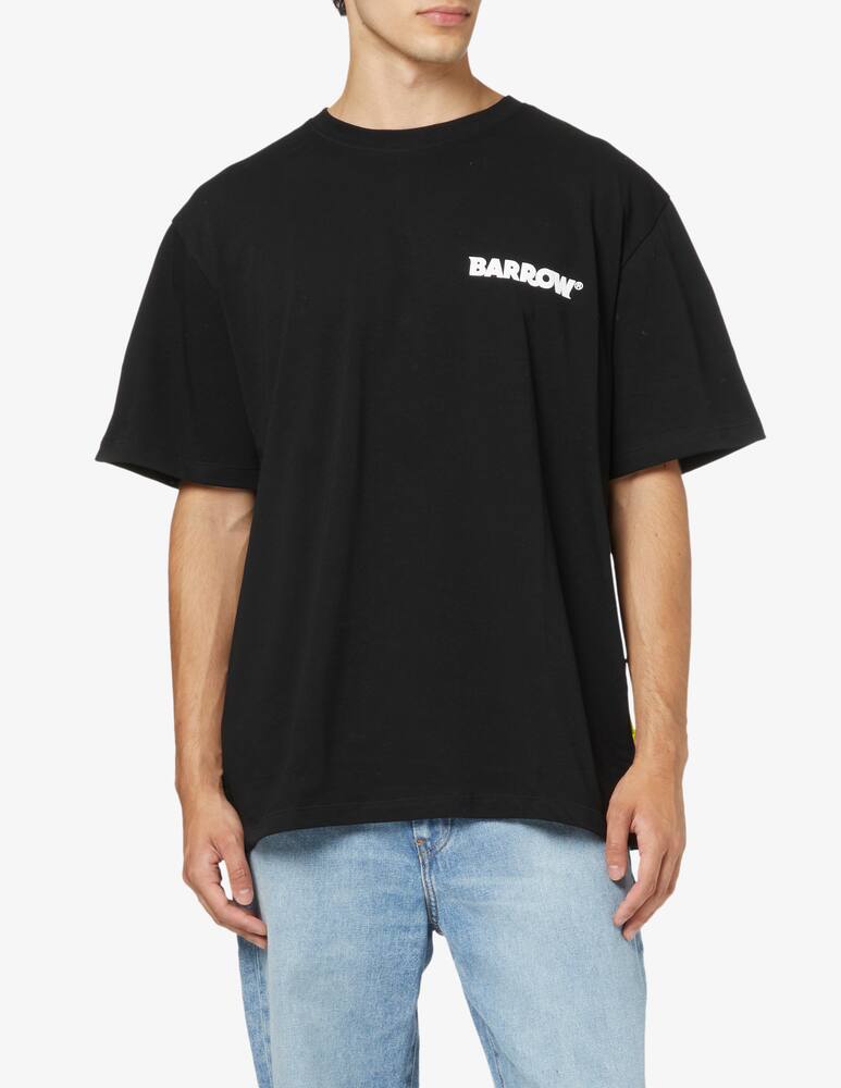 Barrow Maglietta logo smile sul retro - Nero - immagine 1 Barrow Maglietta logo smile sul retro - Nero - immagine 1