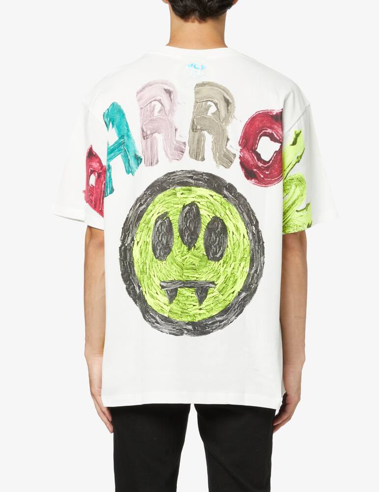 rinascente Barrow Smile maxi logo back t-shirt - White