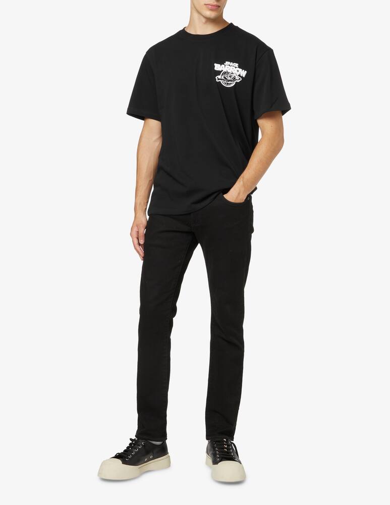 rinascente Barrow Maglietta smile galassia sul retro - Nero