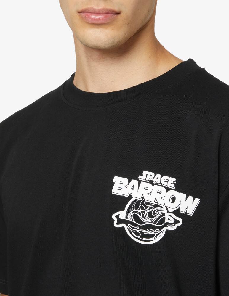 rinascente Barrow Maglietta smile galassia sul retro - Nero