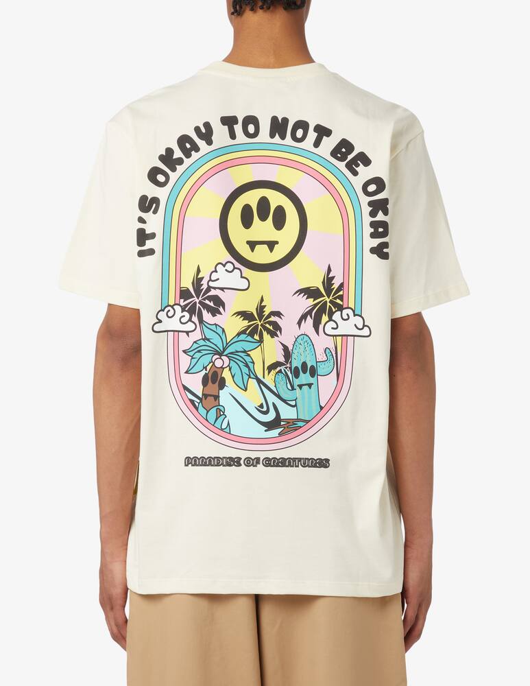 rinascente Barrow Maglietta resort print back 