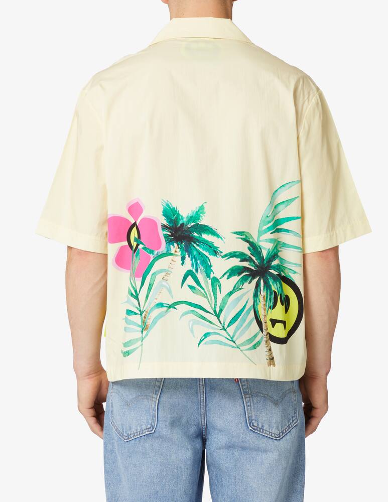 rinascente Barrow Resort print shirt sleeve shirt