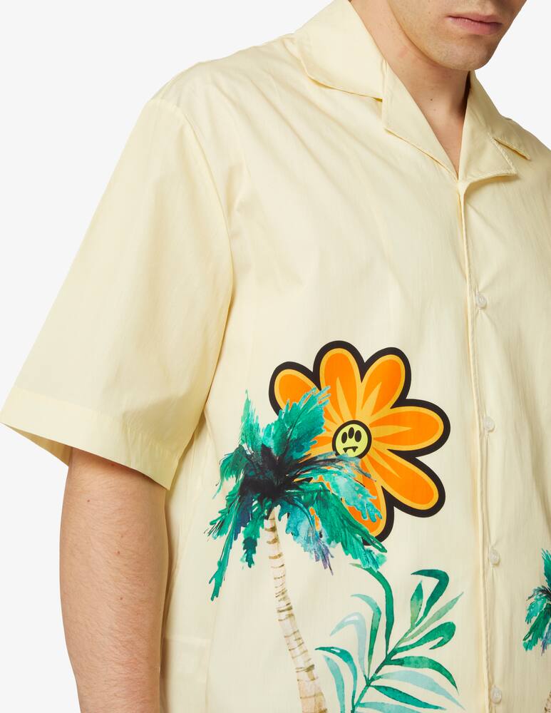 rinascente Barrow Resort print shirt sleeve shirt